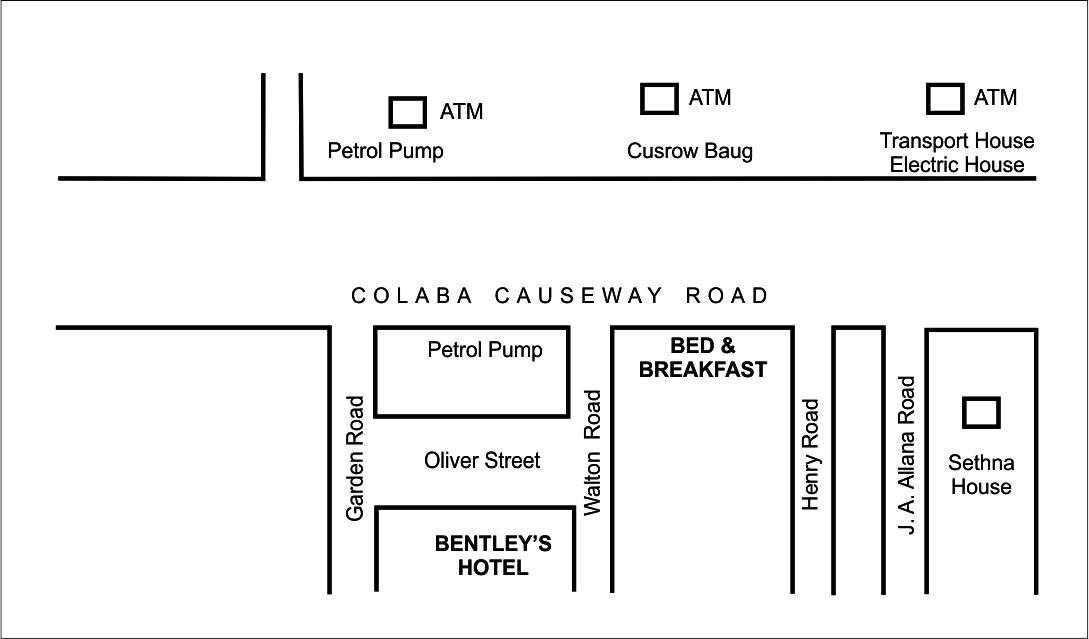 Bed And Breakfast At Colaba Mumbai Exterior foto